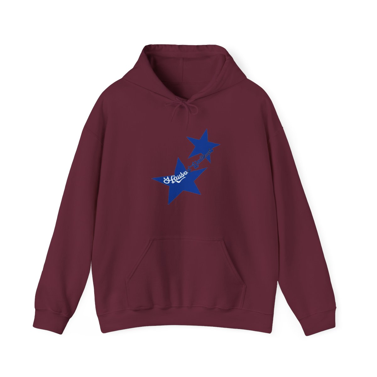 HW Blue Star - Ivory Comfort Colors Hoodie | Hudson Westbrook - alternate angle 3, merchandise